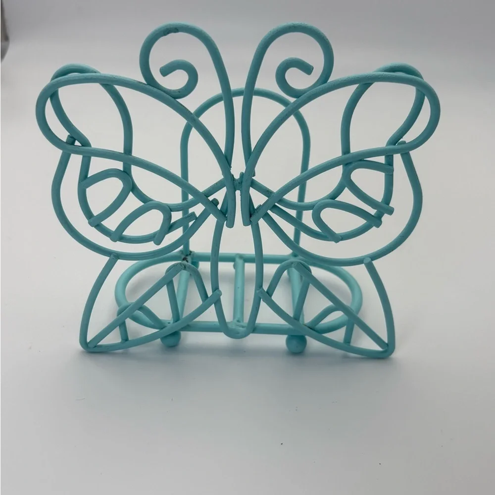 Butterfly Shaped Metal Napkin Holder